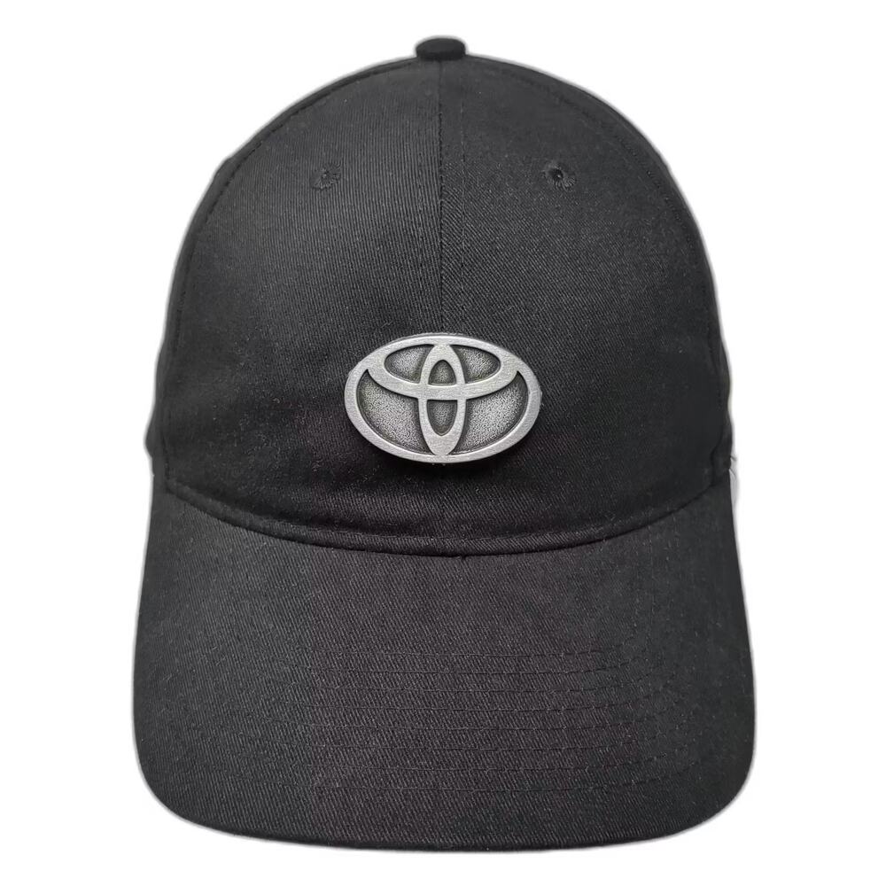 Fersten Toyota Logo Baseball Cap Black Silver One Size Strapback Adjustable Hat